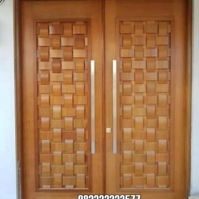 Motif Daun Pintu Terbaru Anyaman Tikar Bambu Kayu Jati