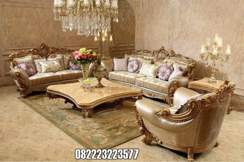 Sofa Ruang Tamu Mewah Ukir Model Victorian Style